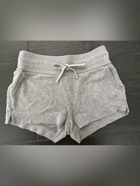 Prana Heather Gray Athletic Drawstring Shorts